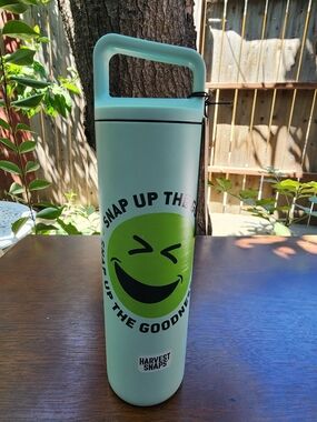 NWT MiiR x Harvest Snaps Insulated Wide Mouth Water Bottle Mint Green 20oz